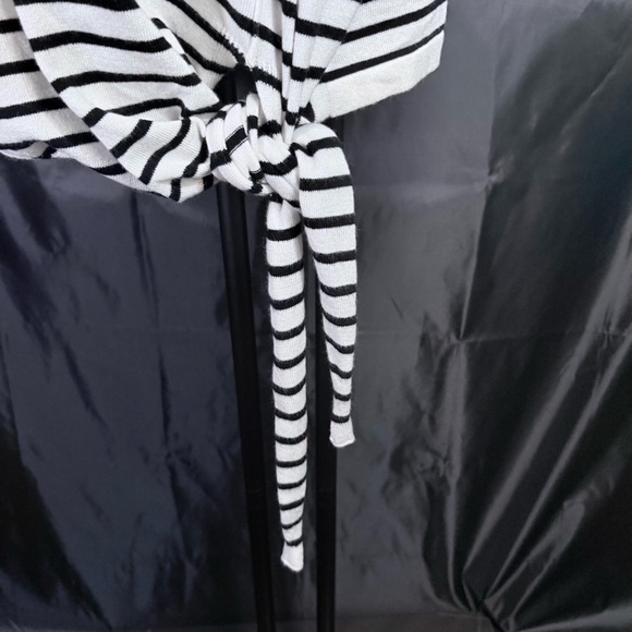 Time Tru Stylish Striped V-Neck Long Sleeve Top Sz XXXL - Picture 10 of 14